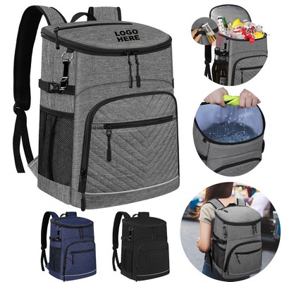 Custom Outdoor Adventure Insulated Cooler Bag Large Capacity Travel Camping Beach Cooler Backpack